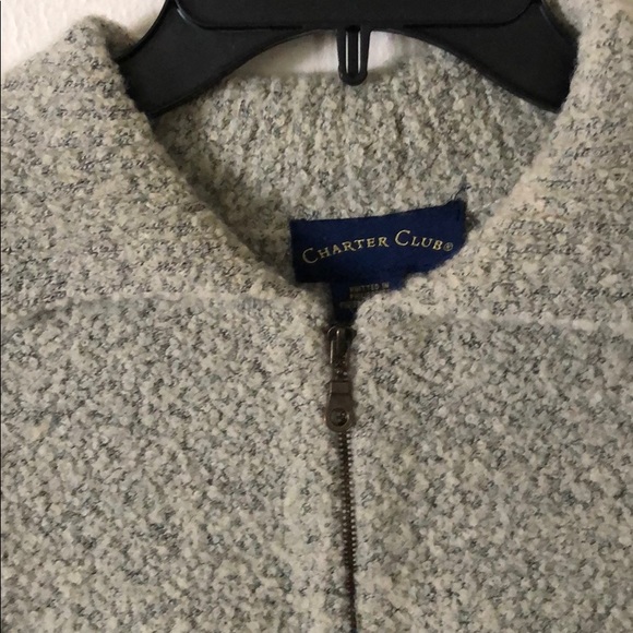 Charter Club quarter zip sweater - Picture 2 of 4